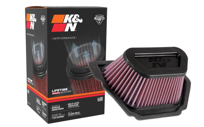 Yamaha YZF R1 Direct Fit Air Filter - K&N Engineering - High-flow - `20-`23